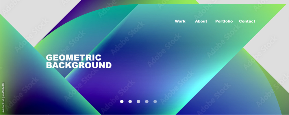 Minimalist geometric abstract background with fluid gradients. Vector Illustration For Wallpaper, Banner, Background, Card, Book Illustration, landing page Minimalist geometric abstract background with fluid gradients. Vector Illustration For Wallpaper, Banner, Background, Card, Book Illustration, landing page