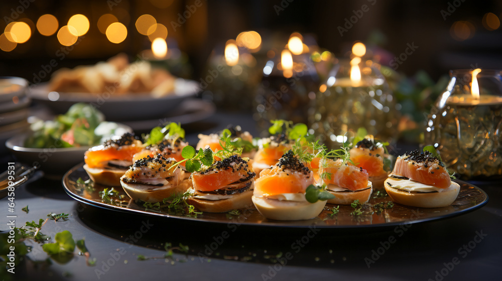 Exquisite Culinary Affair. Caviar and Truffles Exquisite Culinary Affair. Caviar and Truffles