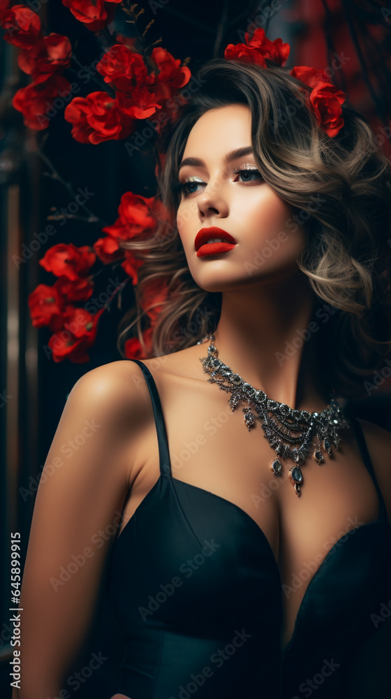 Fashion Portrait. Beautiful Woman Fashion Portrait. Beautiful Woman
