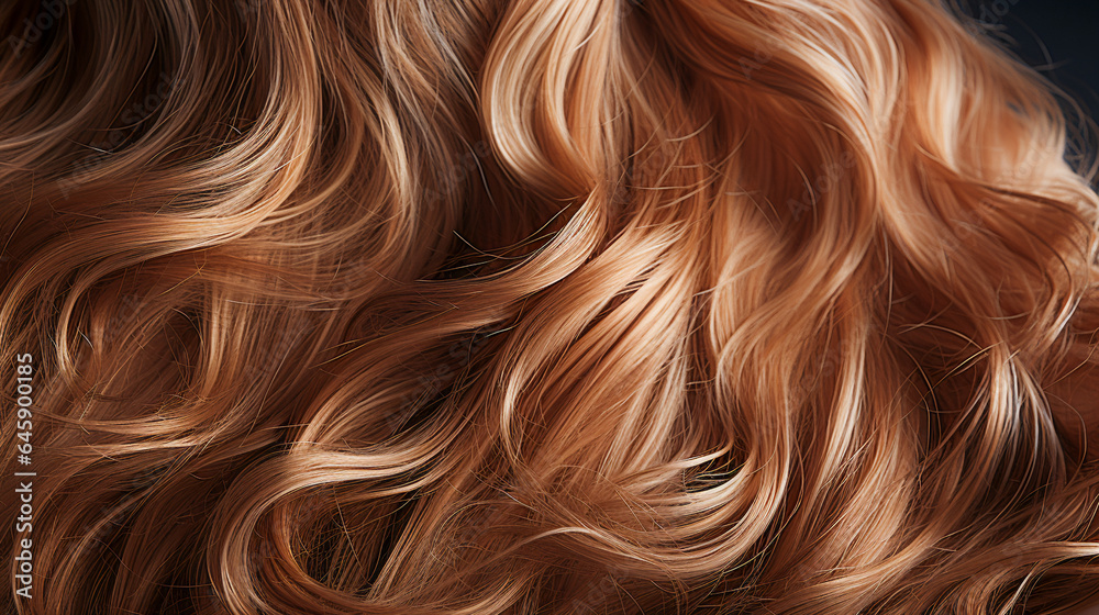 Fototapeta premium Hair Texture Close-Up