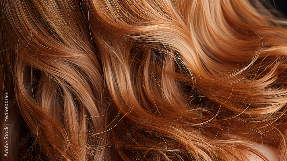 Fototapeta premium Hair Texture Close-Up