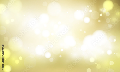 gold color background bokeh light for vector magic holiday happy new year poster design