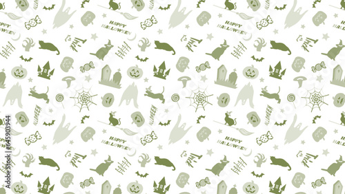 HALLOWEEN PATTERN シームレスパターン