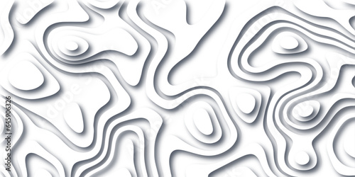 Topographic map. Geographic mountain relief. Abstract lines background paper texture Imitation of a geographical map shades .Topographic contour lines vector map seamless pattern vector illustration.