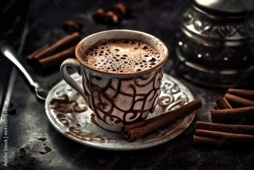 Fragrant coffee delight: a cup of freshly brewed cappuccino with rich espresso and creamy foam, perfect for your morning break. Fragrant coffee delight: a cup of freshly brewed cappuccino with rich espresso and creamy foam, perfect for your morning break.