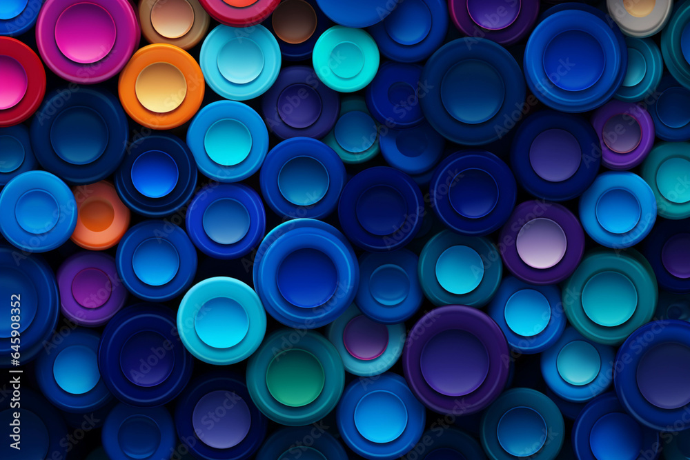 circle pattern dark midnight blue light