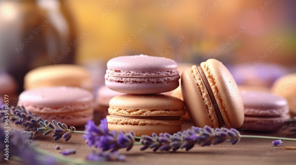 Rustic Pub Macarons on Stone Platter