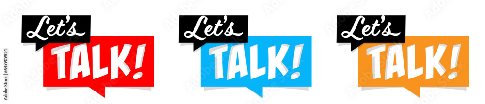 Let's talk Let's talk