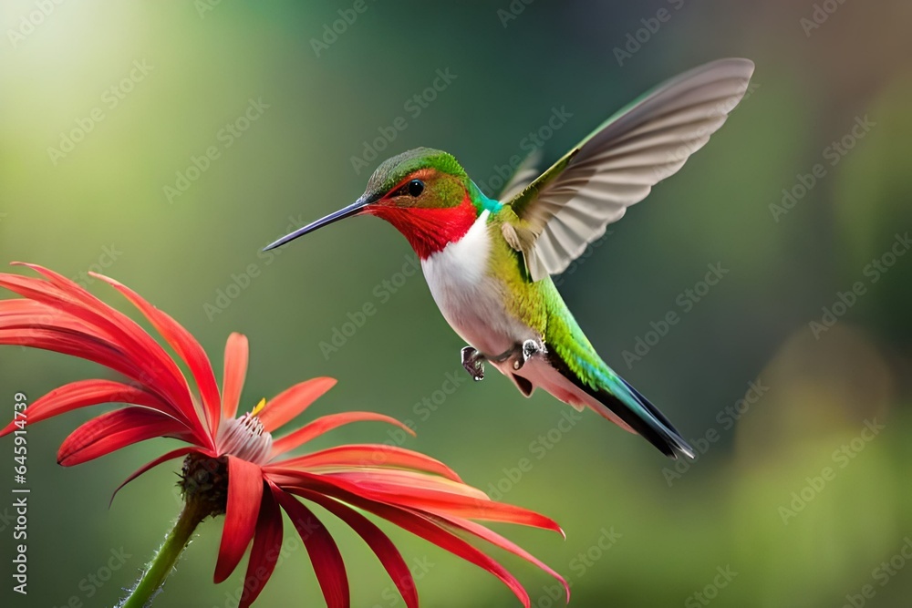 Fototapeta premium hummingbird in flight