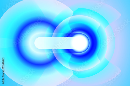 Futuristic abstract background with hi tech circular shape. blue portal ui with hologram light technology and neon circle effect. Futuristic game technology, bright wrap aura. 