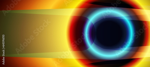 abstract golden circular with high speed movement and light shadow. Beautiful rotation frame design. Mystical portal. Bright ball lens. Spinning line, Luminous ring, neon ball, Spiral glitter lin