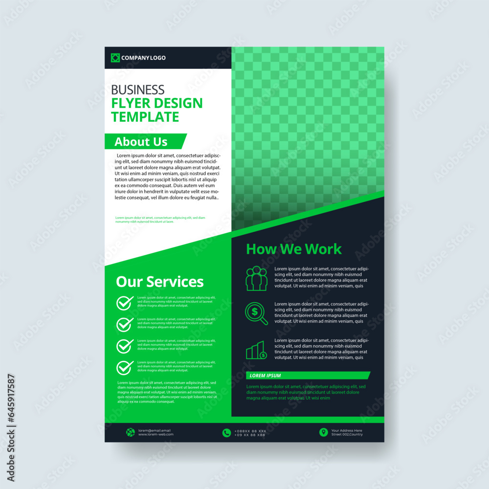 Modern Corporate Business Flyer Brochure Design