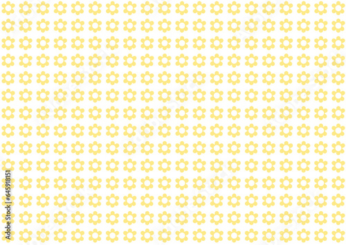 黄色の花（6枚の花びら）