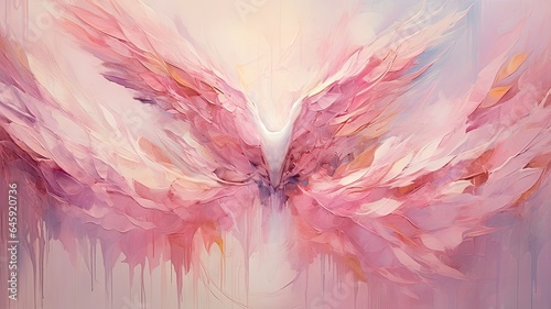 Majestic Flight of Angels. An Exquisite High-Resolution Oil Painting © Alexander Beker