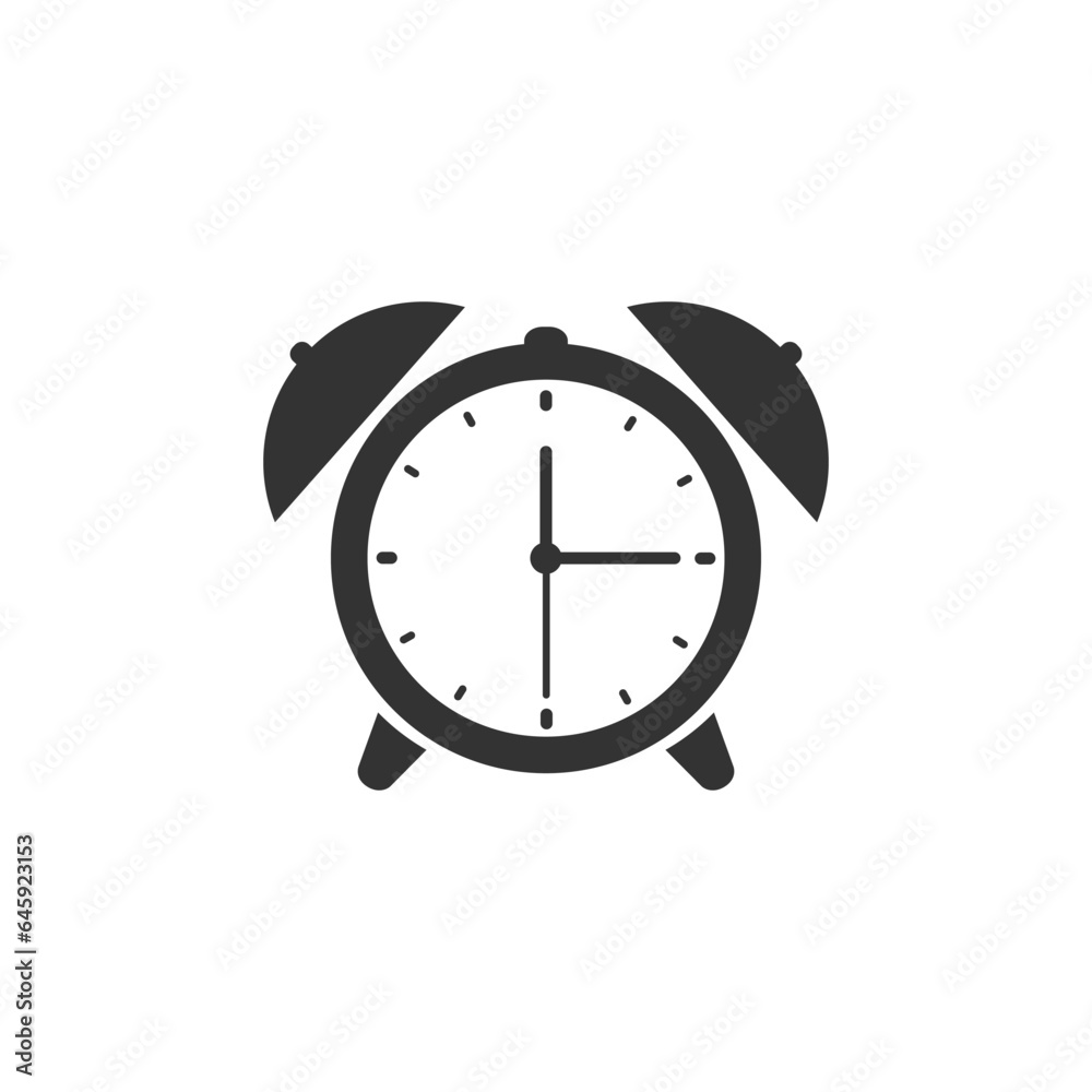Wake up retro alarm clock. Flat vector Illustration Wake up retro alarm clock. Flat vector Illustration