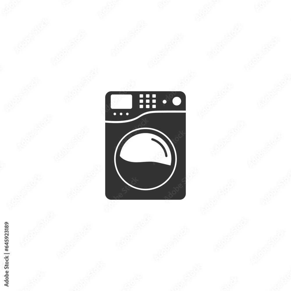 Washing machine for washing cloth. Vector Washing machine for washing cloth. Vector