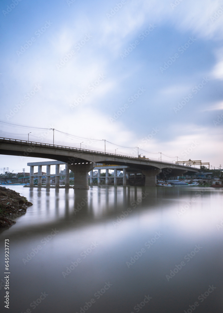 Long exposure near a river