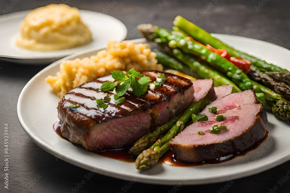 grilled steak with vegetables grilled steak with vegetables