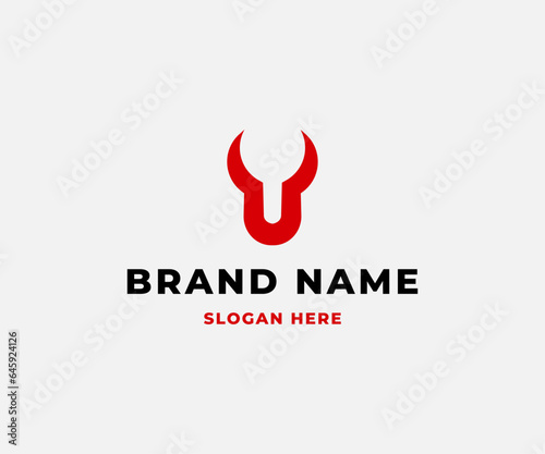 Modern and Minimal Bull Logo for your business logo