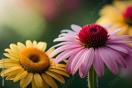 close up of a flower