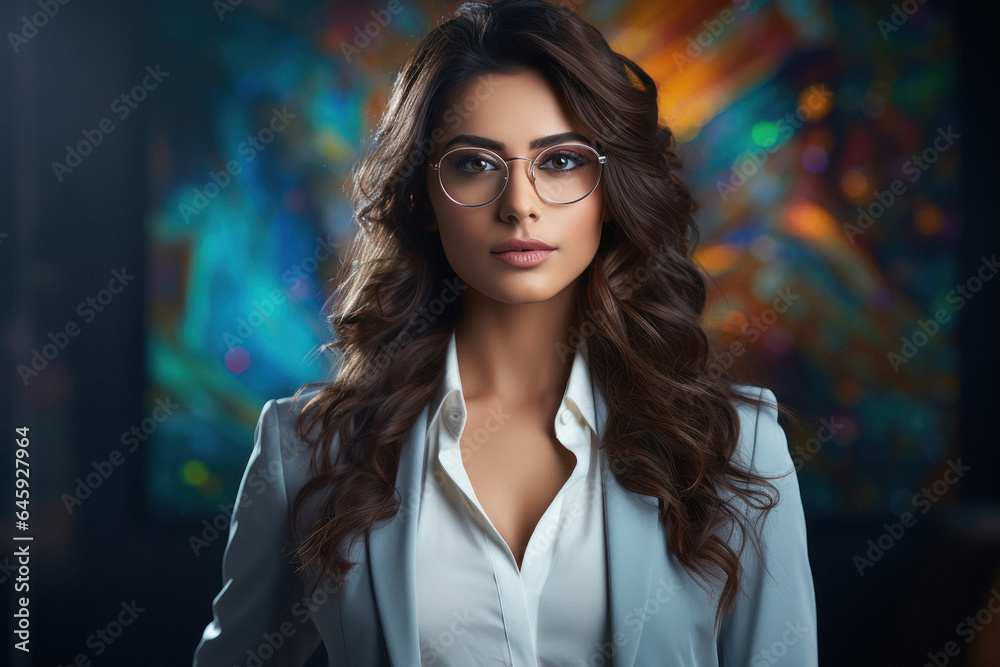 Young and beautiful stylish woman. Young and beautiful stylish woman.