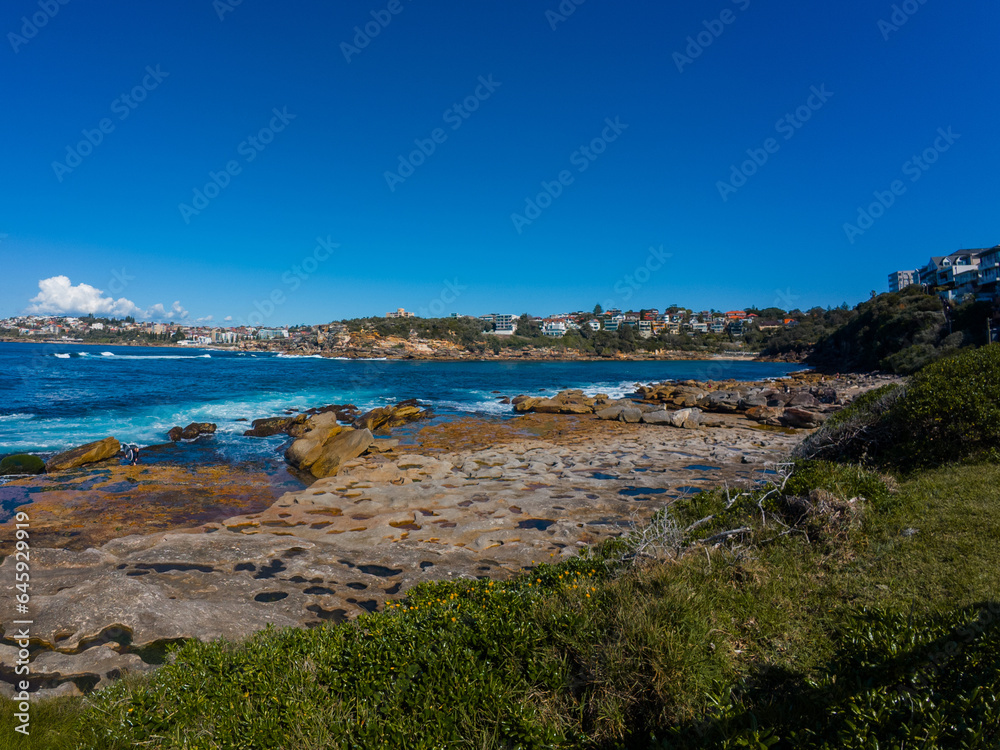 Beautiful sunny day view of Gordons Bay, Sydney, Australia.