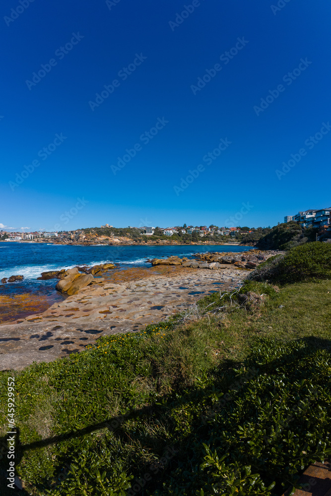 Beautiful sunny day view of Gordons Bay, Sydney, Australia.