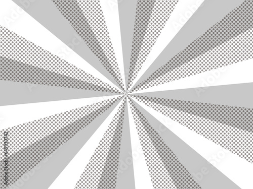 ドット柄の集中線の背景素材#concentrationline# effectline
