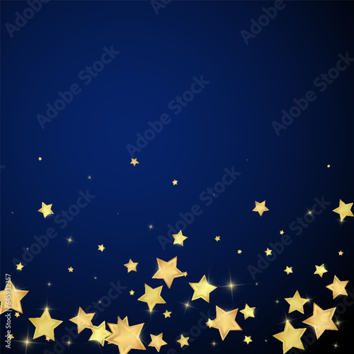 Magic stars vector overlay. Gold stars scattered