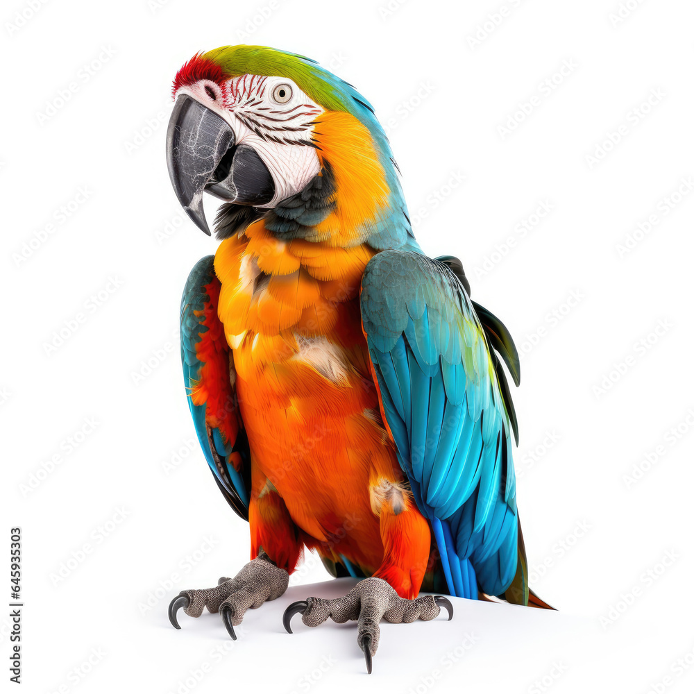 blue and yellow macaw ara