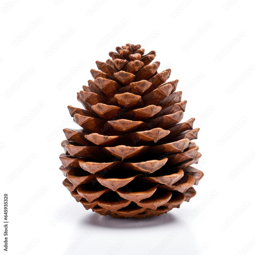 pine cone isolated on white background pine cone isolated on white background