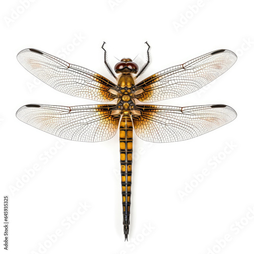 dragonfly on white background © RDO