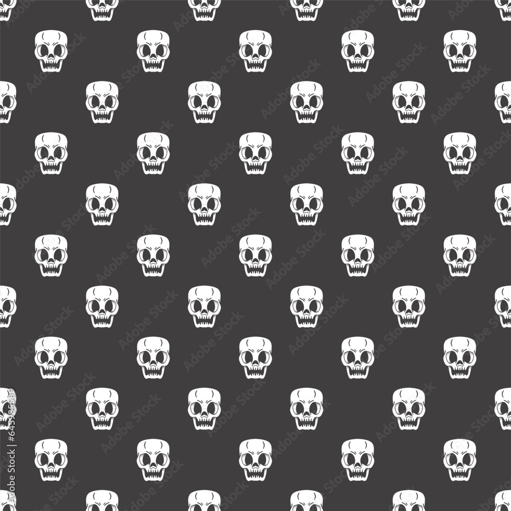 Skull pattern background Skull pattern background