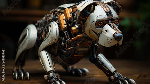 Mechanical Marvel: The Robotic Dog Companion. Generative AI