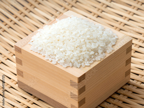 収穫した米のイメージ