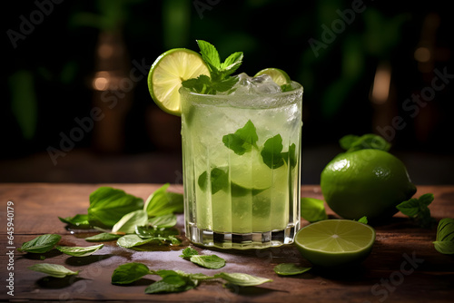 Refreshing Caipirinha Cocktail