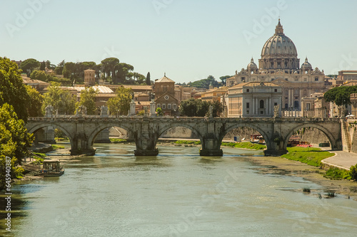 Sant Angelo bridge over the Tiber river