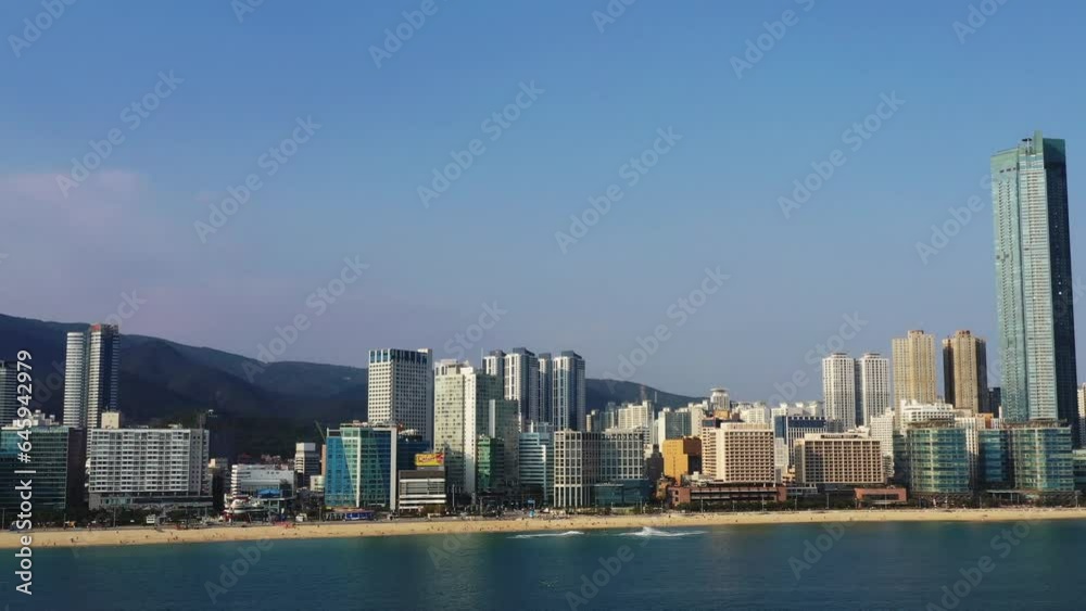 Haeundae Beach in Busan Korea Haeundae Beach in Busan Korea