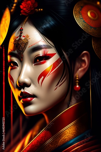 Portrait art of Undead Geisha