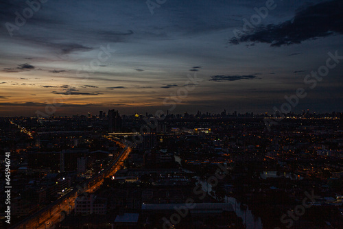 night view of the city that is beautiful