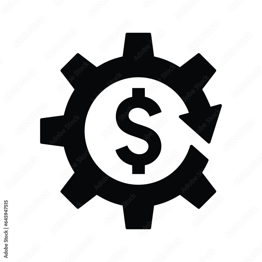 Money System icon. Money System icon.