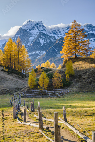 Hiking Path to Crampiolo in Alpe Veglia and Alpe Devero Natural Park, Piedmont, Italy photo