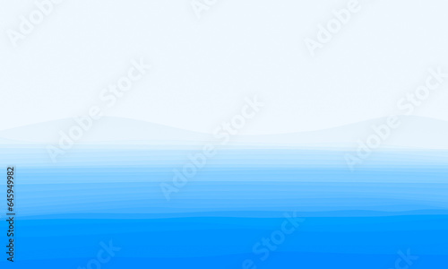 Blue sea and sky with wave and sand for beach wallpaper