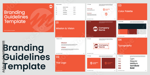 Free Vector Brand Guidelines Template