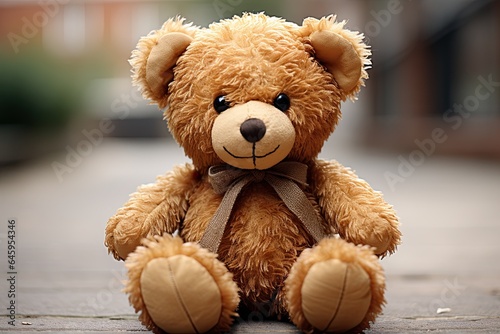 Little teddy bear isolated on white stock photo © Damnino