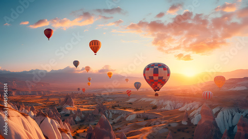 Cappadocia s Skies  Hot Air Balloon Tours Over Surreal Landscapes