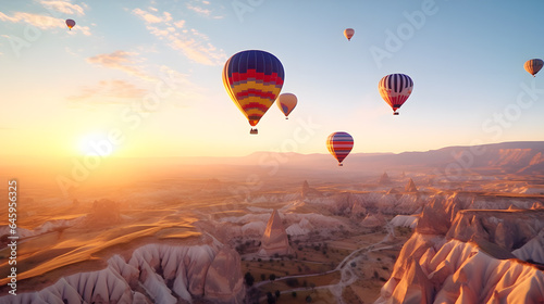 Cappadocia's Skies: Hot Air Balloon Tours Over Surreal Landscapes