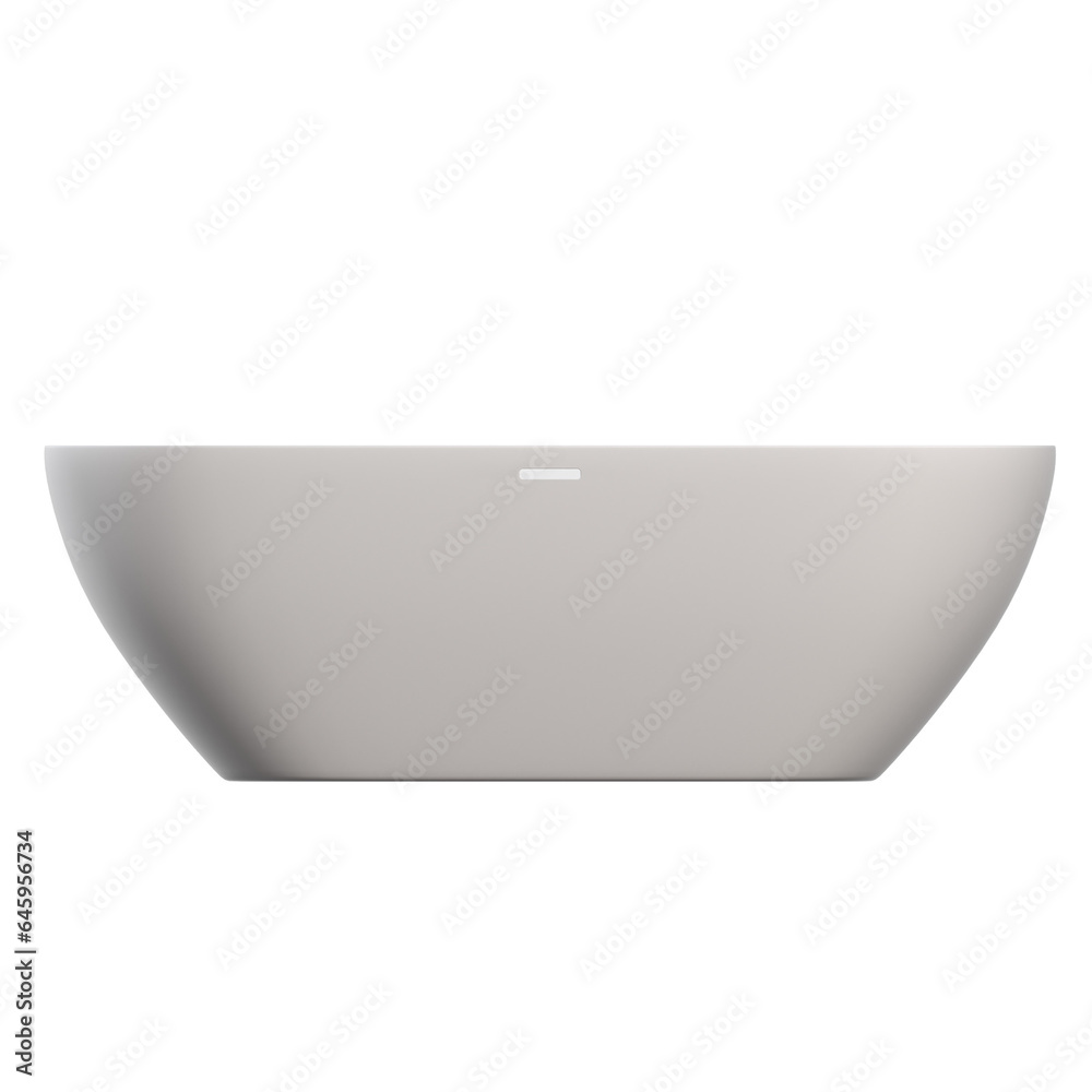bathtub isolated on a transparent background, 3D illustration, and a CG render bathtub isolated on a transparent background, 3D illustration, and a CG render
