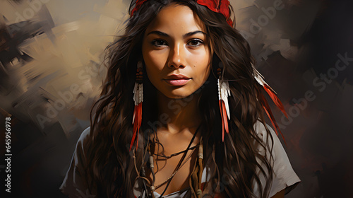 Portrait of indian woman