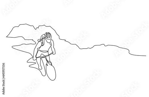 man human nature cycling activity life lifestyle line art design